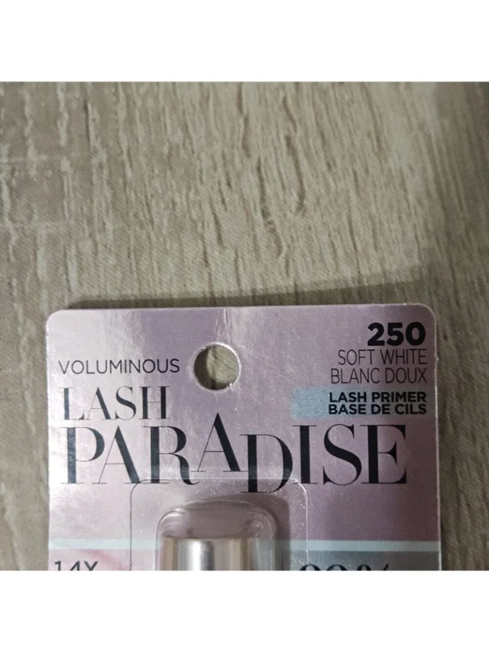 L'Oreal Voluminous LASH PARADISE Soft White #250 Mascara Primer/Base Lot Of 2